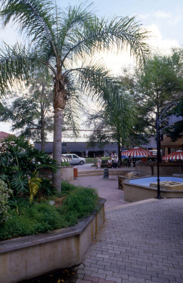 Myrt Tharpe Square in Cocoa Village, Florida.