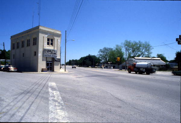 View looking north along N. Williams St. in downtown Dunnellon, Florida.