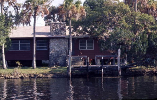 Waterfront residence in Everglades City, Florida.