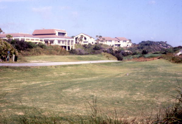 View showing part of the golf course at the Amelia Island Plantation resort.