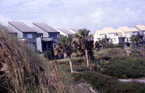 View showing condos at the Amelia Island Plantation resort.