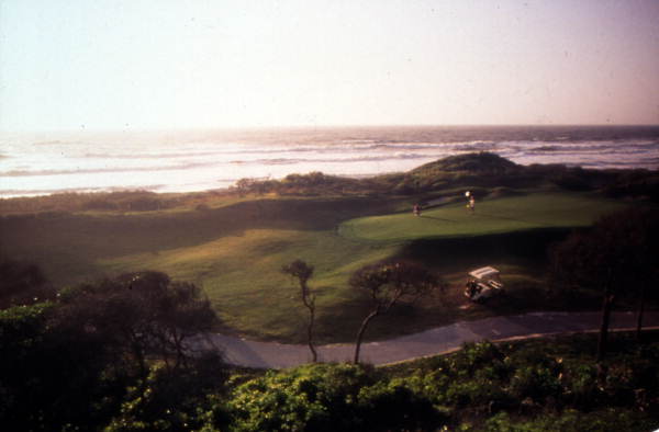View overlooking part of the golf course at the Amelia Island Plantation resort.