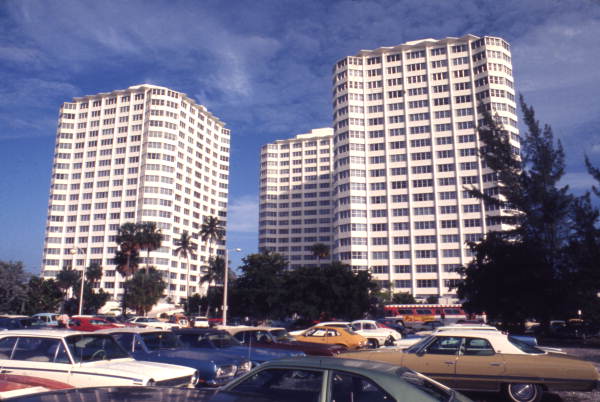 Unidentified hotels in Ft. Lauderdale, Florida.