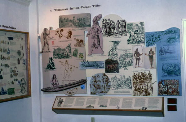 Timucuan Indian - Potano Tribe display at the Matheson Historical Center in Gainesville.