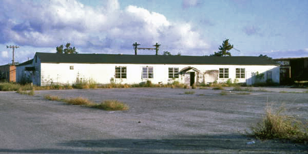 Abandoned building in the Reynolds Industrial Park at the old Navy Base at Green Cove Springs.