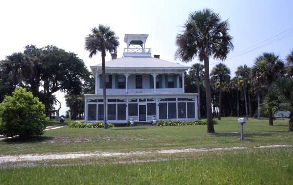 Historic home of Governor Napoleon B. Broward on Fort George Island.