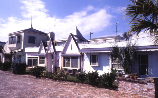 Close-up view of the Chalet Suzanne in Lake Wales.