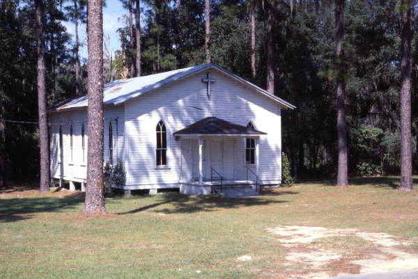First Southern Methodist Church building in Live Oak.
