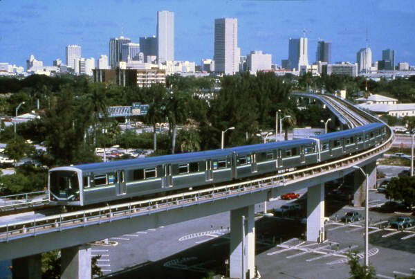 Miami's Metrorail.