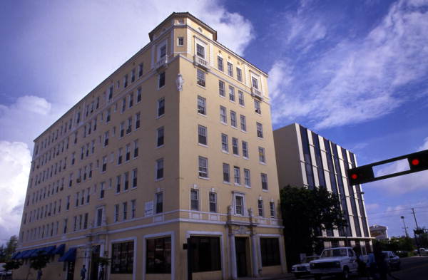 Hotel Dixie Court at 301 N. Dixie Highway in downtown West Palm Beach.