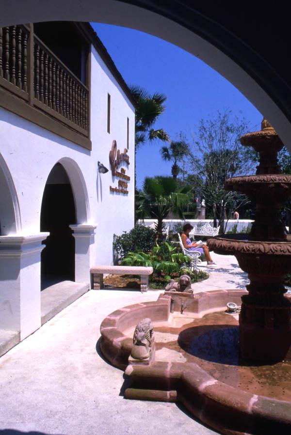Entrance to the Columbia Restaurant in St. Augustine.
