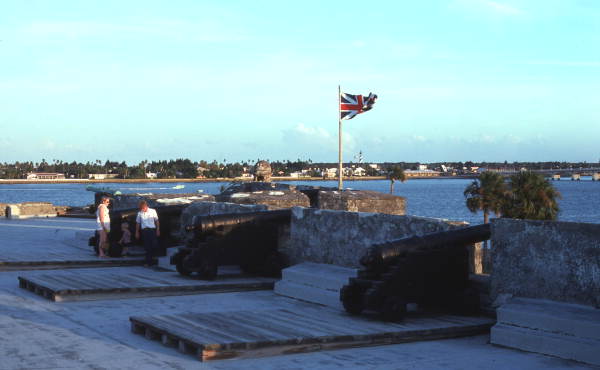 Gundeck at the Castillo de San Marcos National Monument in St. Augustine.