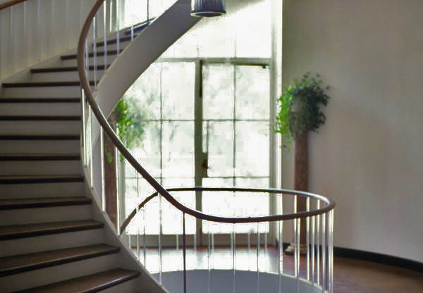 Staircase in mansion at the Phipps plantation "Ayavalla" in Tallahassee.