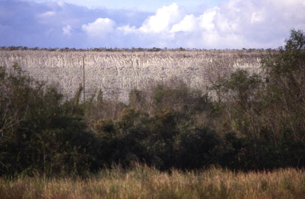 Close-up view of USS Agrichem phosphate mound in Mulberry.