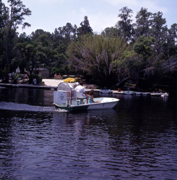 Tourists boating at Airboat Rentals You Drive in Kissimmee, Florida.