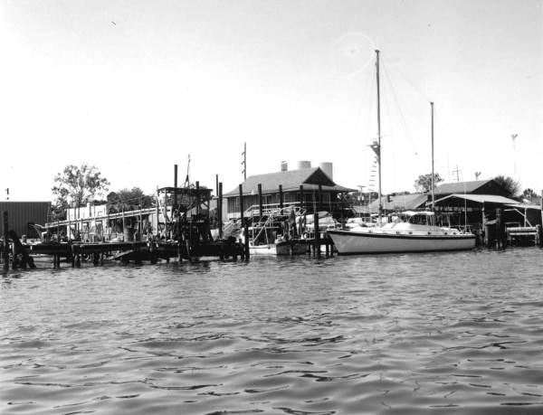 Boat dock - Apalachicola, Florida.