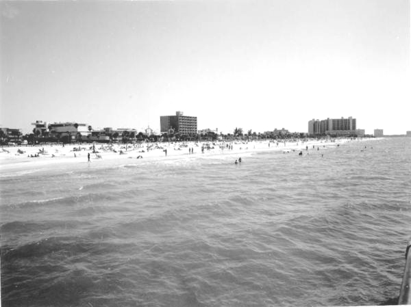 View of Cleawater Beach from the water