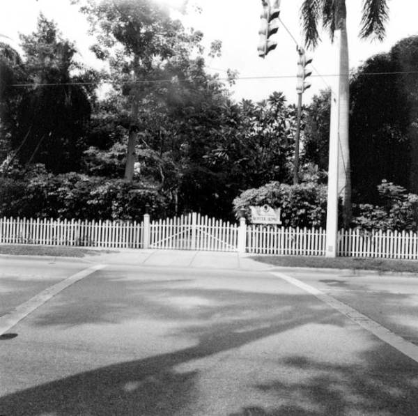 Entrance to the Winter home of Thomas Edison - Fort Myers, Florida.