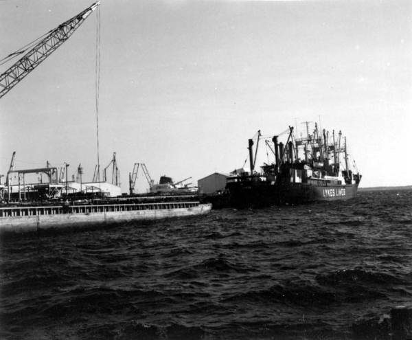 Huge tankers in Pensacola waters.