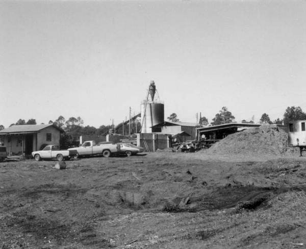View of lumber yard - Telogia, Florida