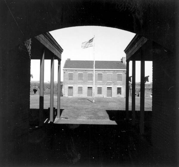 View of a brick building within Fort Clinch - Fernandina Beach, Florida