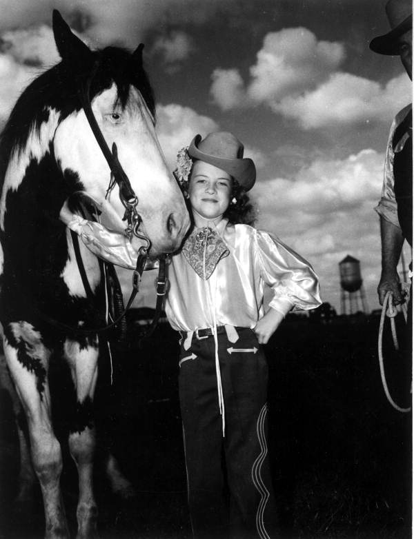 Shirley Gatewood with her horse - Lakeland, Florida
