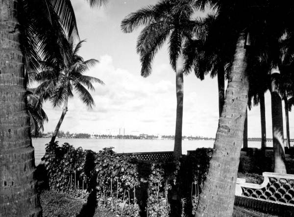 Scenic view with Lake Worth in background - West Palm Beach, Florida.
