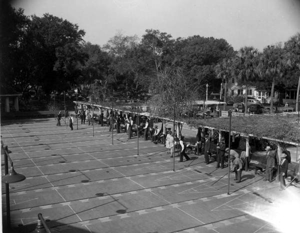 View of the shuffleboard courts - Saint Petersburg, Florida