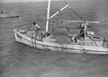 Close up of oyster boat on St. George Sound - Apalachicola, Florida