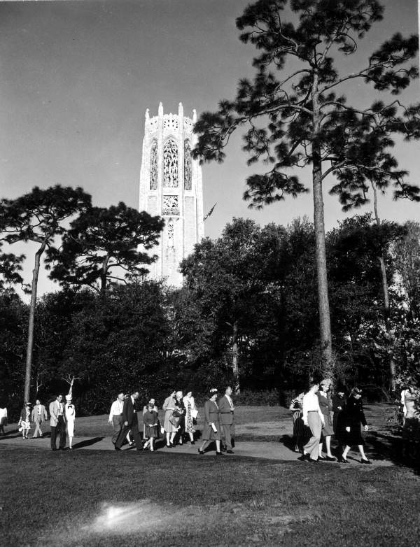 Easter services at Bok Tower - Lake Wales, Florida
