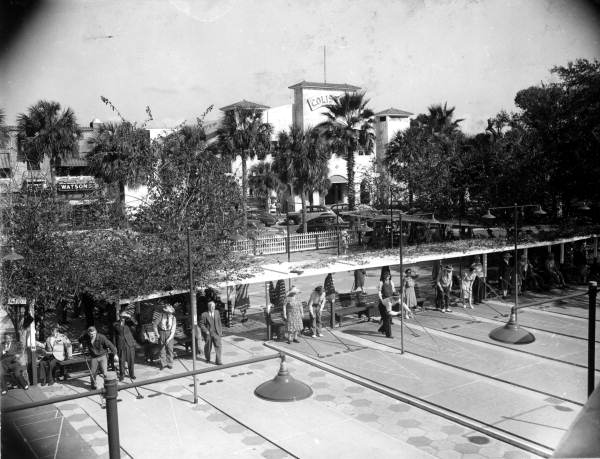 Players on the shuffleboard courts - Saint Petersburg, Florida