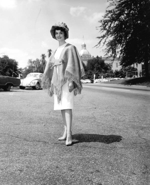 Woman modeling fashion