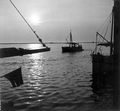 Oyster boat making a sunset return - Apalachicola, Florida