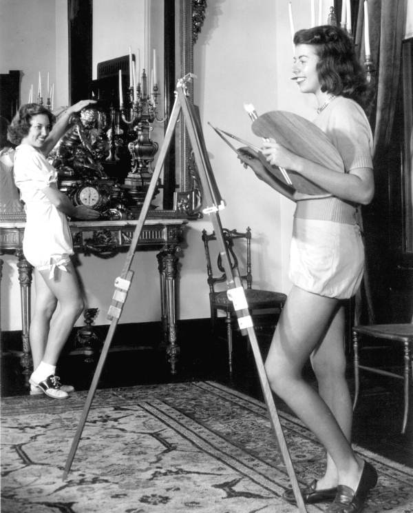 Art class at the University of Tampa - Tampa, Florida.