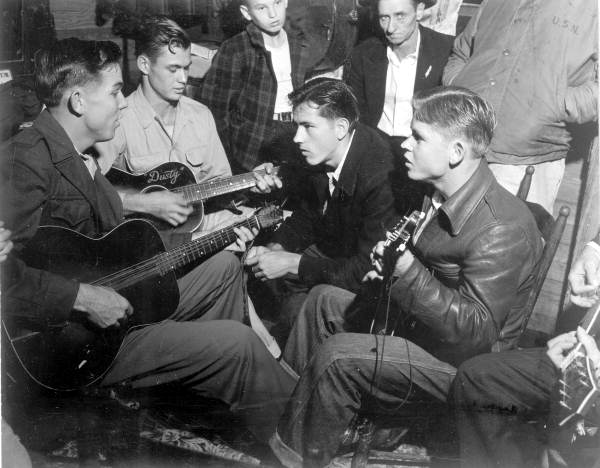 Young men play their instruments - Gilchrist County, Florida