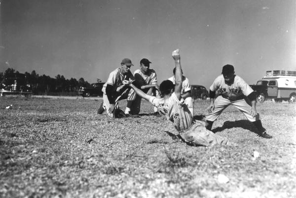 George Stirnweiss and hook slide demonstration - Bartow, Florida