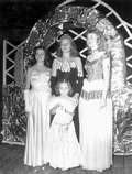 Watermelon festival queen and her court at the watermelon festival- Leesburg, Florida