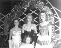 Watermelon festival queen and her court at the watermelon festival- Leesburg, Florida