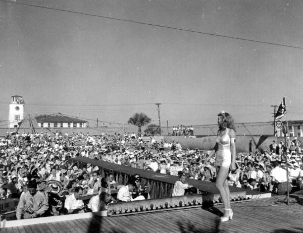 Barbara Thompson, Miss Fernandina 1948, during Miss Florida Pageant - Jacksonville Beach, Florida
