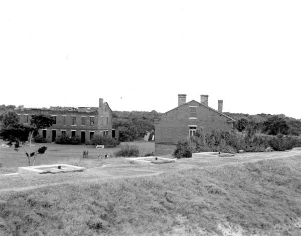 General view of Fort Clinch taken from lookout spot - Fernandina, Florida