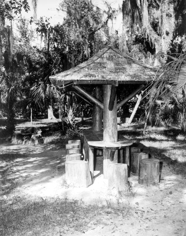 Tables at picnic grounds - Thonotosassa, Florida /