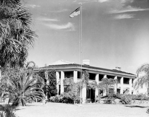 View of the Judah P. Benjamin Confederate Memorial at Gamble Plantation - Ellenton, Florida