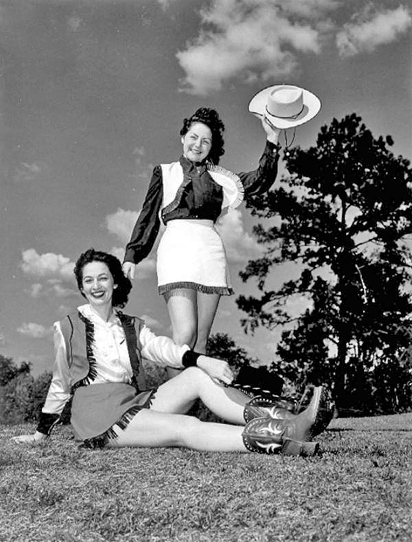 Cowgirls with the Congressional baseball team - Ocala, Florida