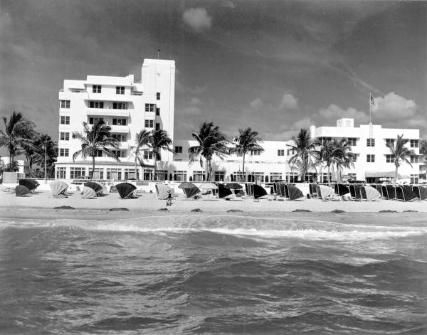 View of Fort Lauderdale Beach from the water.