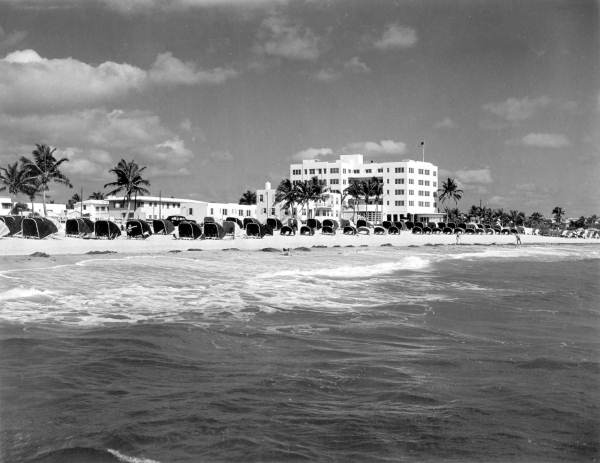 View of Fort Lauderdale Beach from the water.
