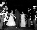 Governor Fuller Warren congratulating the runner-up - Leesburg, Florida