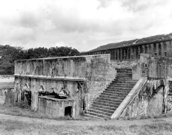 View of part of Fort Barrancas