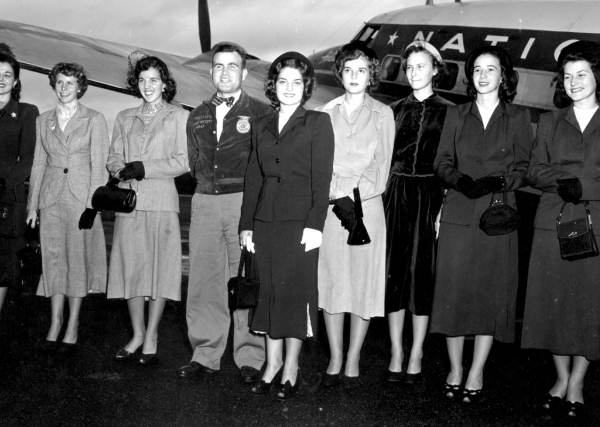 Forrest Davis Jr. at airport after winning the Future Farmers of America's Star Farmer of America award - Tallahassee, Florida.