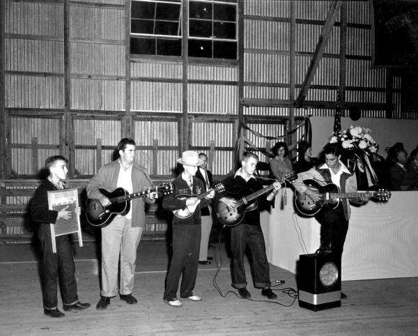 Hillbilly band playing at the reception for Forrest Davis Jr. - Quincy, Florida