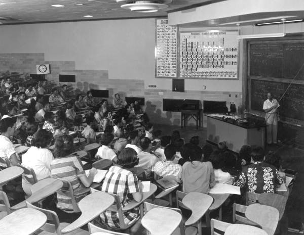 Florida State University instructor teaching his class - Tallahassee, Florida